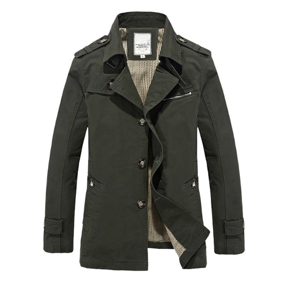 Jackets & Coats Army Green Military Jacket Poshmark